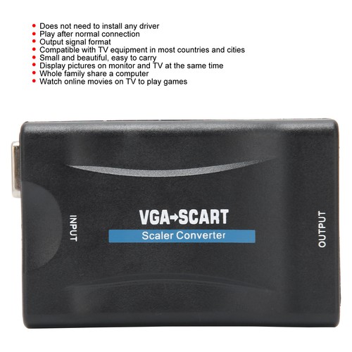 Vga scart converter hd - scart,