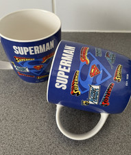 2  x DC Superman Mug 400ml -