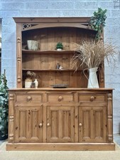 Beautiful Pine Farmhouse Kitchen Dresser Sideboard Cupboard