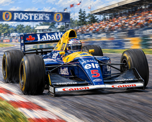 Nigel mansell williams fw14b - nigel,