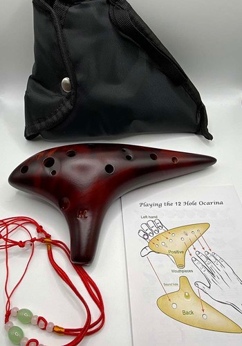Ocarina ceramic holes alto - 12,