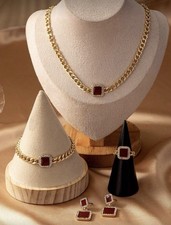 5pcs Elegant Square Pendant