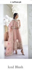 Suffuse by Sana Yasir Large Iced Blush suit dress RRP£210 