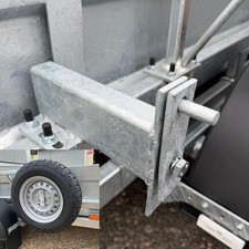 Trailer spare wheel mounting