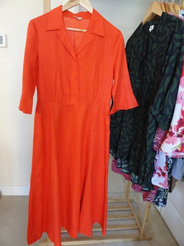 Jigsaw linen midi - linen,