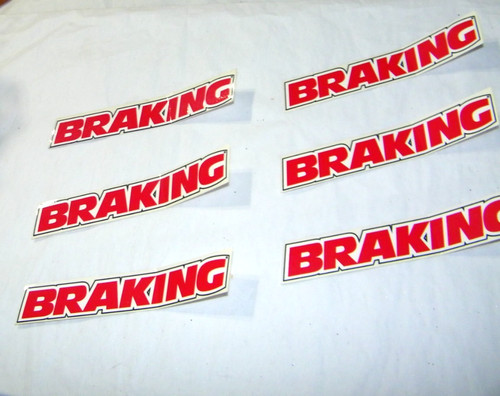 Braking red logo motorcycle - red,