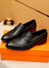 HERMES Casual Leather Shoes