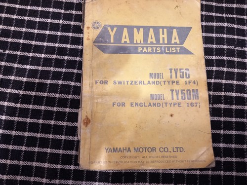 Yamaha ty50 ty50m - yamaha, parts