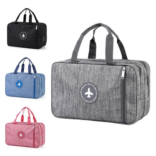 Wet and dry toiletry - and, bag