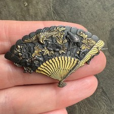 Antique japanese shakudo mixed - antique,