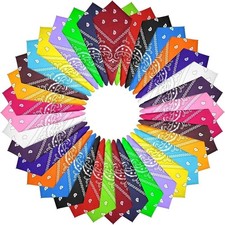 Bandana Cotton Paisley Mouth Protection Headband Head Wear Wrap Band Neck Scarf