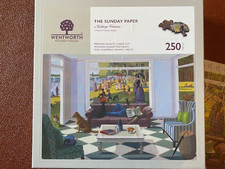 Wentworth Wooden Jigsaw. The Sunday Paper. 250 pieces. Excellent condition.