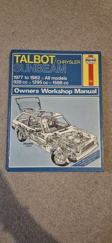 Haynes talbot chrysler sunbeam - talbot/chrysler,