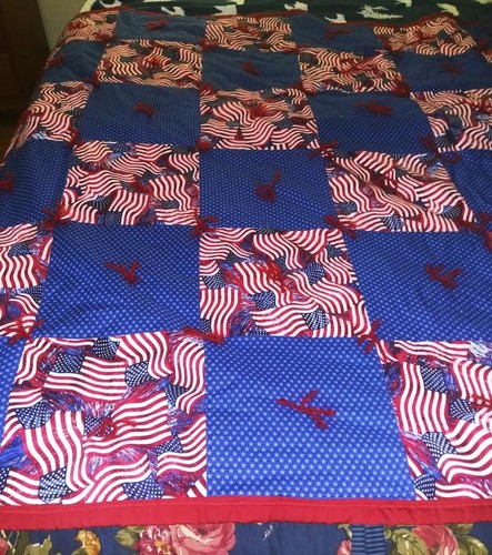 American flag stars patchwork - flag,