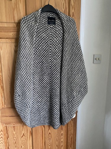Zara knit shawl cardigan with - zara,