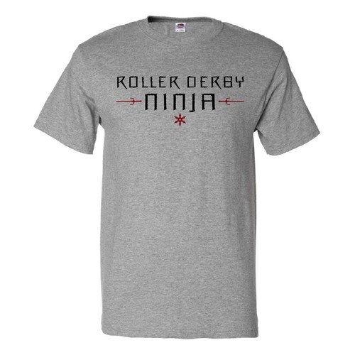 Roller derby ninja shirt - roller,