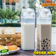 500ml/1000ml Clear Milk Carton