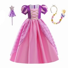 Girls Rapunzel Costume Purple