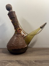 Vintage Amber Glass Porron