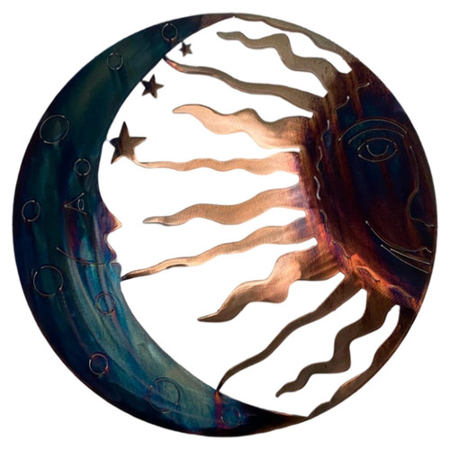 Sun and moon wall - wall, circle