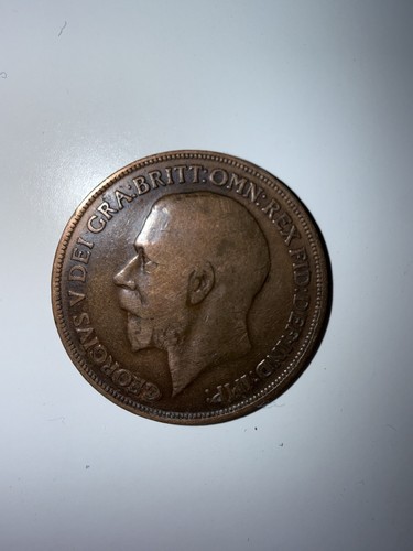 1914 penny coin wwi british - penny,