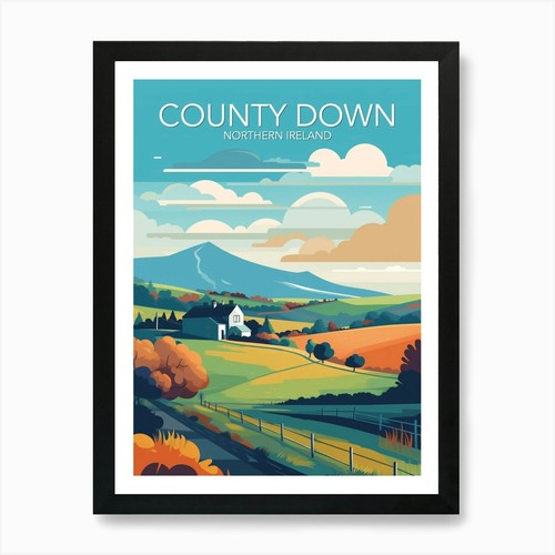 County down art - down,