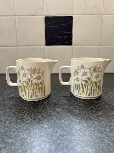 Vintage hornsea fleur milk jug - vintage,