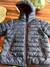 Berghaus Kids Puffer Jacket Size 7/8 Blue, Red Interior