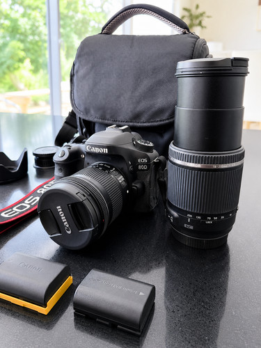 Canon eos 80d dslr - camera, +