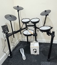 Roland TD-1 DMK Electronic Drum Kit- FD8,  headphones, drumsticks & drum key