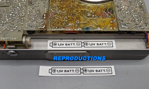 Nagra battery label - label,