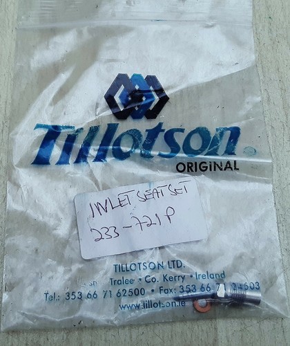Tillotson inlet seat - set,, 233