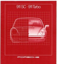 Porsche 911 1980-81 UK Market Sales Brochure 3.0 SC Coupe Targa 3.3 Turbo