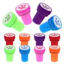 12pcs Dog Paw Print Stamps