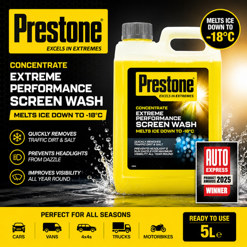 Prestone screen wash for cars - prestone,