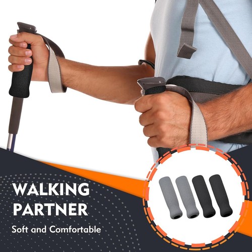 Cushioned crutch handle - cushioned, grips