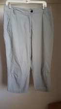 Crane TechTex Explorer Nordic Walking Women Size US M Capri Pants Light Gray