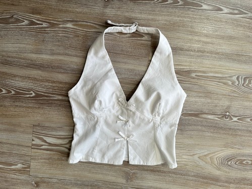 Zara top vest - zara, white