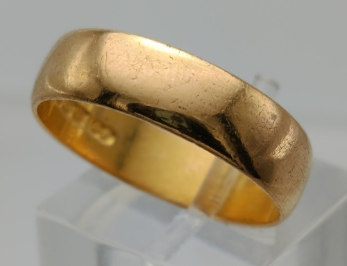 Vintage 22ct gold band - 22ct, ring