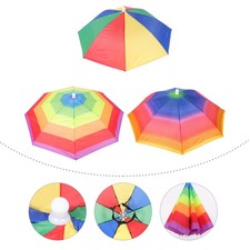 3 Pcs Hands Free Umbrella Hat