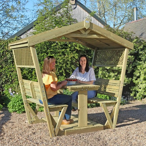 Wooden arbour garden - wooden,