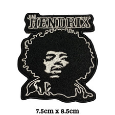Jim Hendrix Face Embroidery