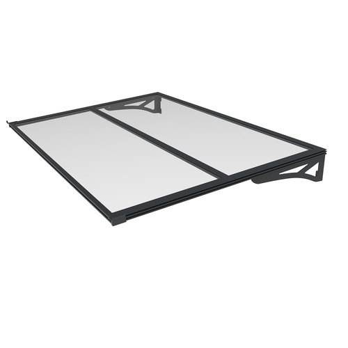Schartec aluminium door canopy - aluminium,