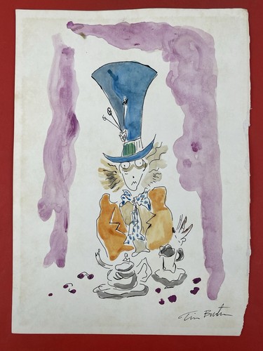Tim burton drawing - burton, paper