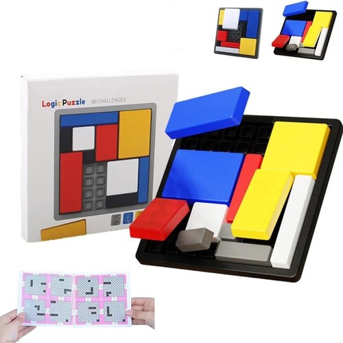 Logic puzzle brain game - puzzle,
