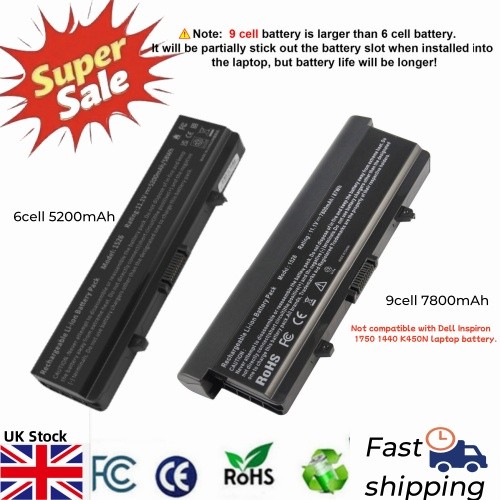 9cell battery for dell - for,