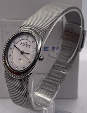 Skagen Ladies' Watch S Steel Mesh Bracelet 786XSSSS Box & Papers