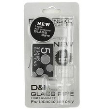 3 pack D&K Clear Glass Smoking