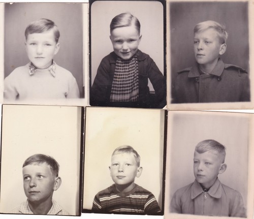 Six vintage photobooth - vintage,