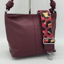 Crossbody Shoulder Bag Faux Leather Zipped Knot Detail Woman's Handbag New